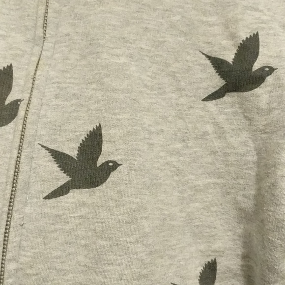 Dove dark grey and light grey zip hoodie - Picture 2 of 4